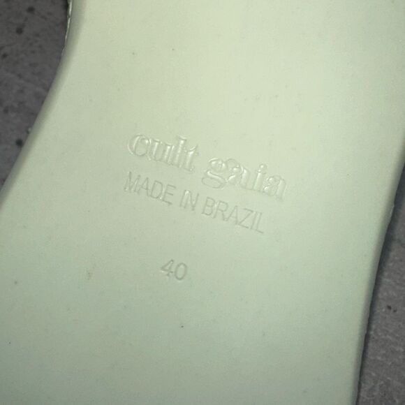 Cult Gaia Lime Green Slides Size 40 / US 10 - Picture 4 of 6